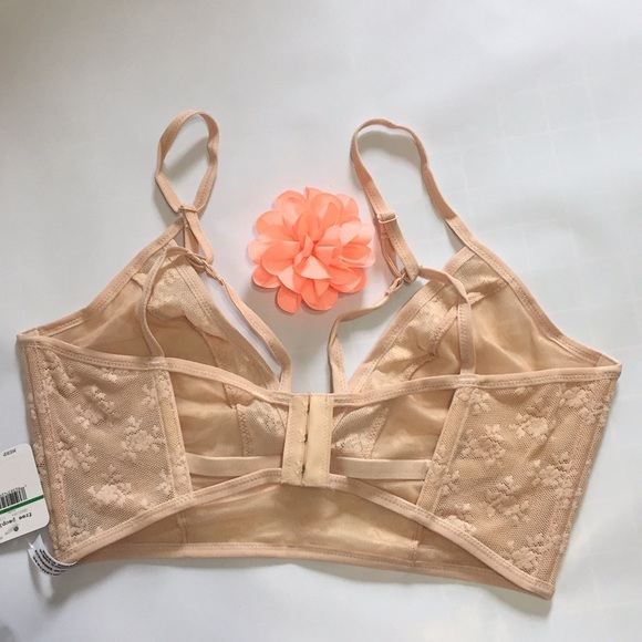 {Free People} These are popular. New. Comfy Stylish Mesh Underwire Bralettes - Picture 6 of 8